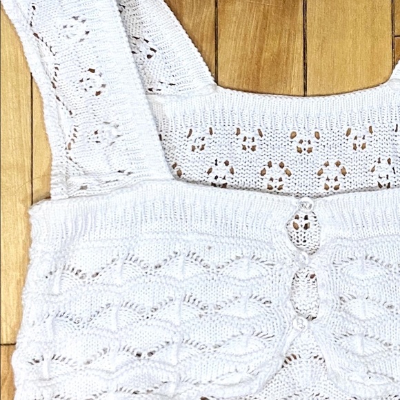 Urban outfitters white knit crop top - Picture 3 of 3